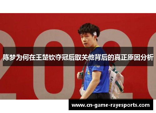 陈梦为何在王楚钦夺冠后取关他背后的真正原因分析 陈梦为何在王楚钦夺冠后取关他背后的真正原因分析